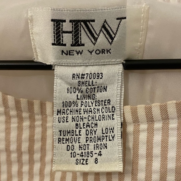 HW New York striped tank with button detail - Picture 5 of 5